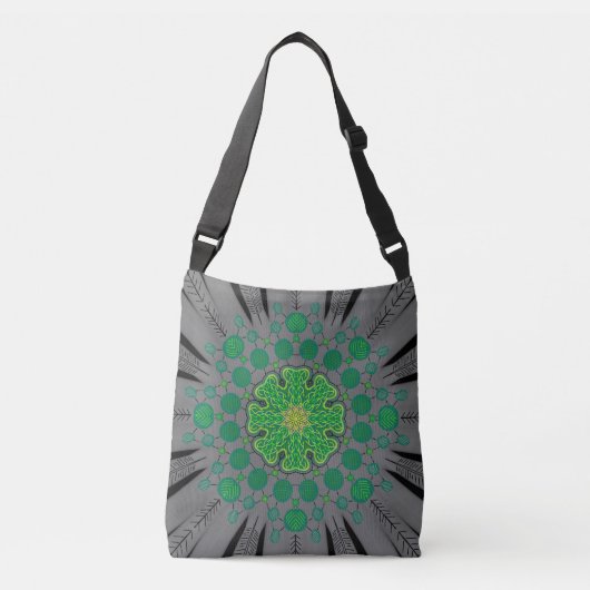 Schoudertas Jimette Design Mandala Crossbody Tas (Voorkant)