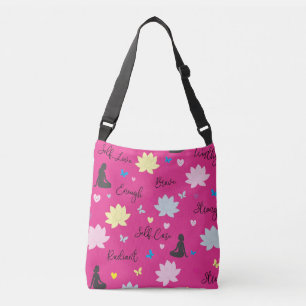 Schoudertas Lotus Bloempatroon voor geestelijke Crossbody Tas