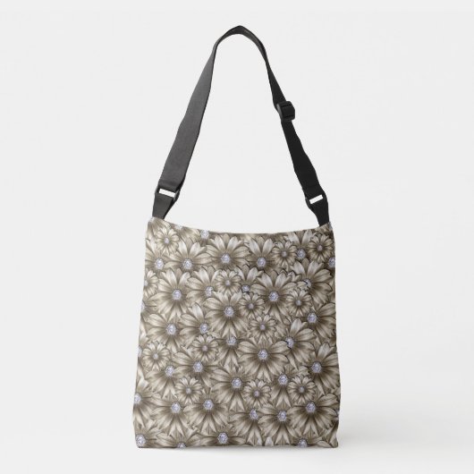 Schoudertas met Bloemen Crossbody Tas (Voorkant)