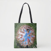 Schoudertas met tulpen motief tote bag (Voorkant)