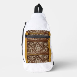 Schoudertas met uniek goud design sling bag