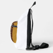 Schoudertas met uniek goud design sling bag (Rechts)