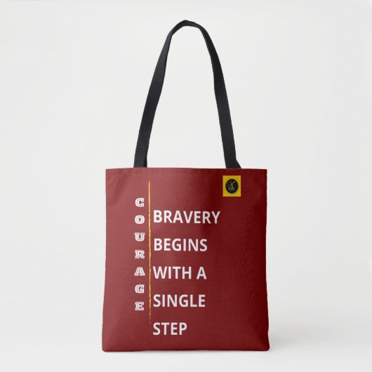 Schoudertas - Moed Vibe Tote Bag (Voorkant)