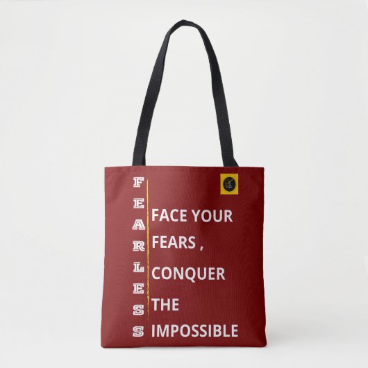 Schoudertas - Onbevreesde Vibe Tote Bag (Voorkant)