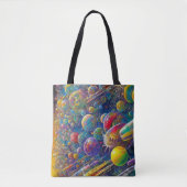 Schoudertas Space Race Tote Bag (Voorkant)