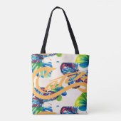 Schoudertas. Vang. Vlinders. Tote Bag (Achterkant)