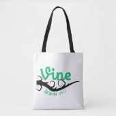 Schoudertas. Ware wijnstok. Tote Bag (Voorkant)