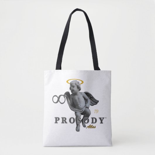Schoudertas (wit) tote bag (Voorkant)