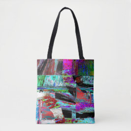 Schoudertassen – Neon Pulse Tote Bag