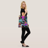 Schoudertassen – Neon Pulse Tote Bag (Op model)