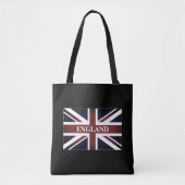Schoudervlag met Britse Union jack Canvas tas (Voorkant)