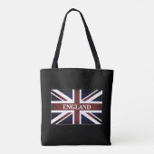 Schoudervlag met Britse Union jack Canvas tas (Achterkant)