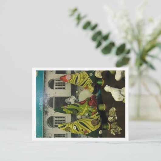  schouderwand en chalkware briefkaart (Staand voorkant)