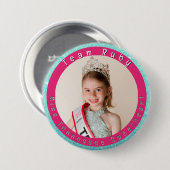 Schouwspel Knop Ronde Button 7,6 Cm (Voorkant /achterkant)