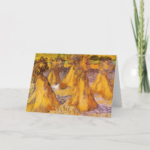 Schoven Tarwe door Vincent van Gogh Kaart
