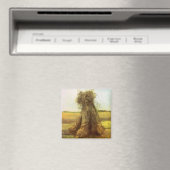 Schoven Tarwe door Vincent van Gogh Magneet (Insitu (Vaatwasser))