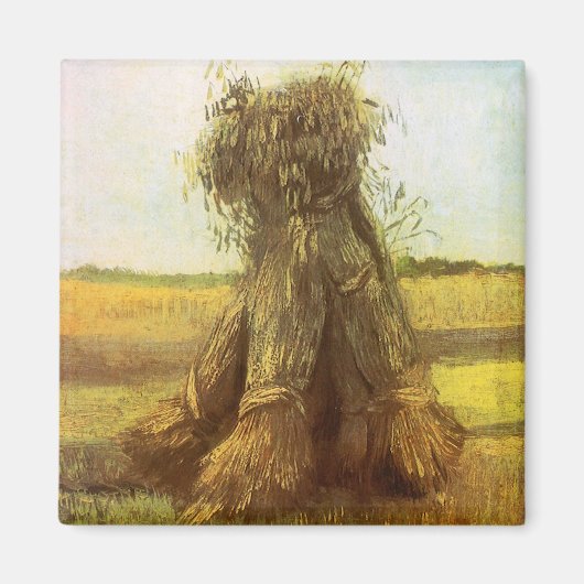 Schoven Tarwe door Vincent van Gogh Magneet (Voorkant)