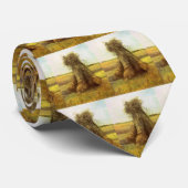 Schoven tarwe door Vincent van Gogh Stropdas (Opgerold)