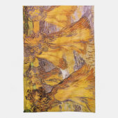 Schoven Tarwe door Vincent van Gogh Theedoek (Verticaal)
