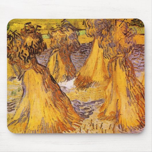 Schoven Tarwe van Vincent van Gogh Muismat (Voorkant)