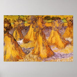 Schoven Tarwe van Vincent van Gogh Poster