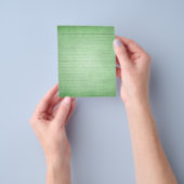 SCHPPR GREEN SCHOOL LINED PAPER EDUCATION BACKGROU FLYER (Hand)