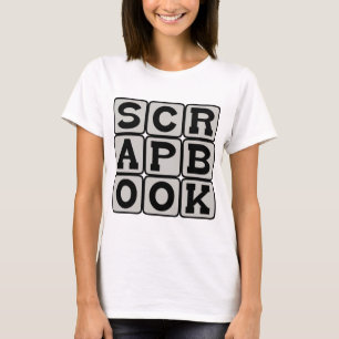 Schraapboek, boek van knipsels of Afbeeldingen T-shirt