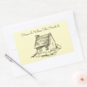 Schraapboek voor kettingkatten rechthoekige sticker (Envelop)