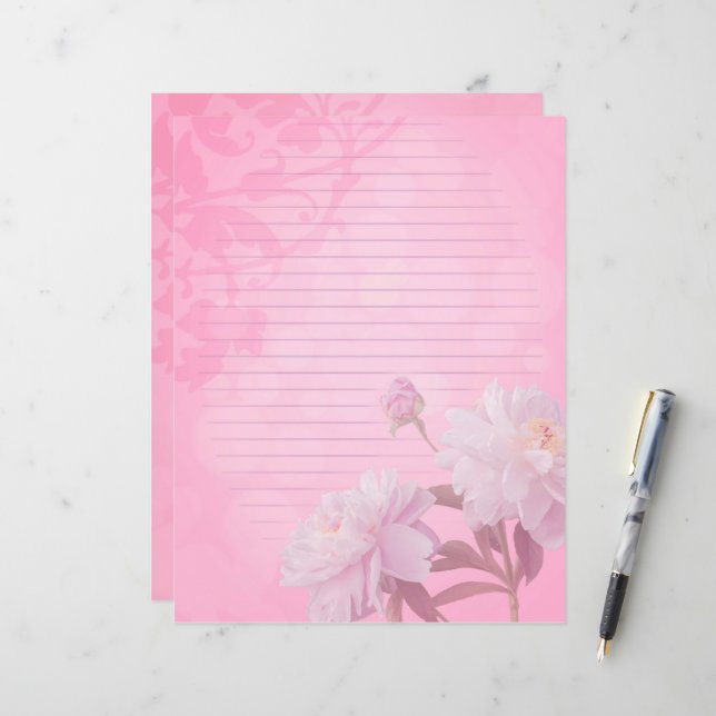 Schraappagina met pink met pony's (Voorkant / Achterkant in situ)