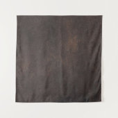Schraapsel van leder bruin wandkleed (Voorkant (horizontaal))