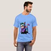 Schräge Katze  T-shirt (Voorkant volledig)