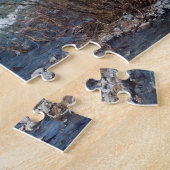 Schrander van de lentegarged berg legpuzzel (Zijkant)