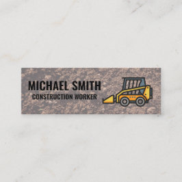 schranklader | bulldozer | vuil mini visitekaartje