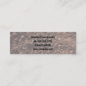 schranklader | bulldozer | vuil mini visitekaartje (Achterkant)