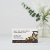 schranklader | bulldozer | vuil visitekaartje (Staand voorkant)