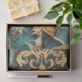 Schrapboek Damast Collage Patina Tissuepapier (Geschenk)