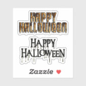 Schrapboek Gelukkig Halloween Sticker (Vel)