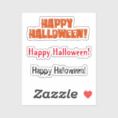 Schrapboek Gelukkig Halloween Sticker (Vel)