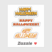 Schrapboek Gelukkig Halloween Sticker (Vel)