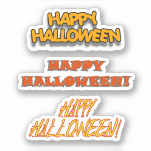 Schrapboek Gelukkig Halloween Sticker