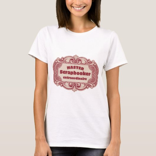 Schrapboek maken  t-shirt (Voorkant)