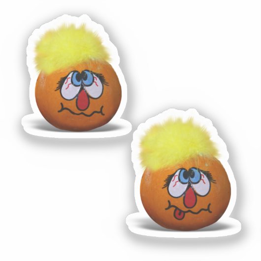 Schrapboek Mini Pompoenen Thanksgiving Sticker (Voorkant)