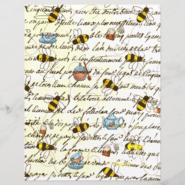 Schrapboek voor ontkoppeling van  bijen en thee (Voorkant)