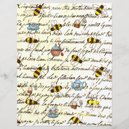 Schrapboek voor ontkoppeling van  bijen en thee