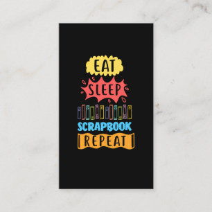 Schrapboekende Humor Funny Cratigs Book Lover Visitekaartje