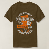 Schrapboekhob T-shirt (Design voorkant)