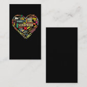 Schrapboeking Hartwerktuig Hobby Visitekaartje (Voorkant / Achterkant)