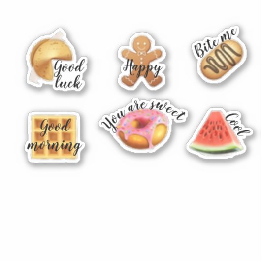 Schrapboekkoek Sticker (Voorkant)