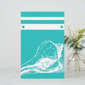 Schrapboekpapier voor riolen briefpapier (Staand voorkant)