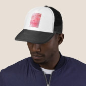 Schrapboekpapiertextuur Roos Bloem roze Trucker Pet (In situ)